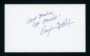 Saydean Zeldinl NASA/MIT/Draper: Apollo Software Engineer Signed 3x5 Card E28590 - Picture 1 of 1