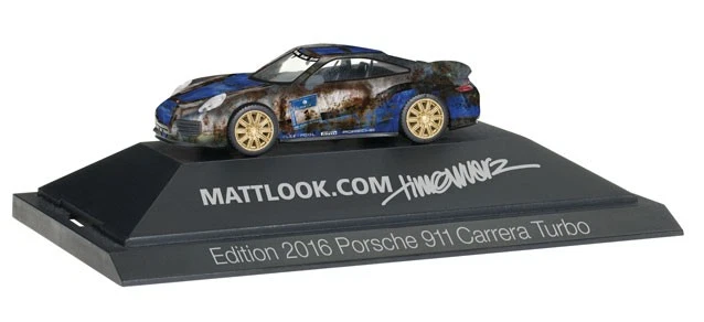 HERPA, PORSCHE 911 Turbo Mattlook Edizione 3, 1/87,  HER101981 - Immagine 1 di 1