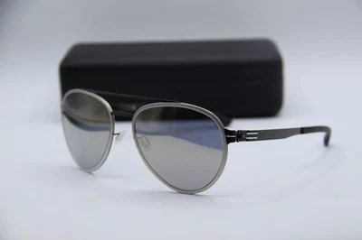 NUEVO IC! GAFAS DE SOL BERLIN FERRUM PEARL GUNMETAL NEGRAS MONTURAS AUTÉNTICAS 59-19 Foto 1 de 4