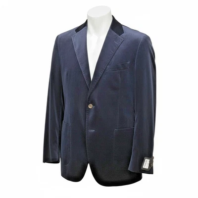 NWT Proper Cloth Sport Coat Mens 42 R Navy Corduroy Unstructured Travel Blazer - Image 1 of 4