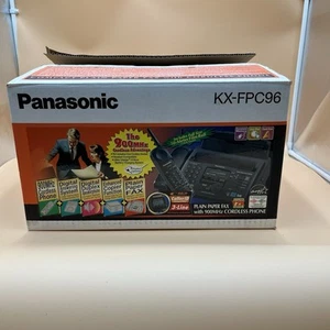 Vintage Panasonic K X – SPC96 bezprzewodowy system telefoniczny i faks Niesprawdzony - Zdjęcie 1 z 5
