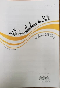 *MENGE 15* LEBEN HAT LIEBE ZU VERKAUFEN - J. McCray - Mark Foster - SATB Octavo - Bild 1 von 4