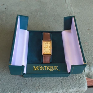 New Vintage Jostens Montreux Men's Wrist Watch New Battery W Box - Picture 1 of 8