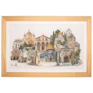 Thea Gouverneur - Counted Cross Stitch Kit - Jerusalem Israel - Aida - 18 cou... - Picture 1 of 6