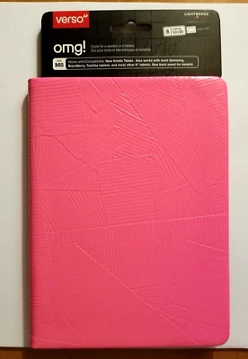 Verso OMG! Funda Para Lectores Electrónicos y Tabletas Rosa Nueva 8" Foto 1 de 4