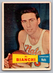 1957-58 Topps #59 Al Bianchi Nationals novato - Imagen 1 de 3