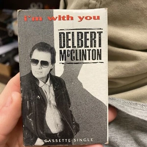 Delbert McClinton - I’m With You CASSETTE SINGLE LIKE NEW RARE OOP - Picture 1 of 4