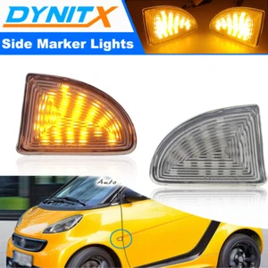 Pair FULL-LED Side Marker Lights Signal Lamp For 2007-2015 Smart Fortwo W451 - Picture 1 of 6