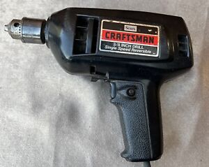 Craftsman 3/8" Variable Speed Reversible Corded Drill 315.10010 Works Great