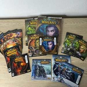 World of WarCraft Computerspiel DVD ROM Lot und 2 Brady Spielanleitungen - Bild 1 von 11