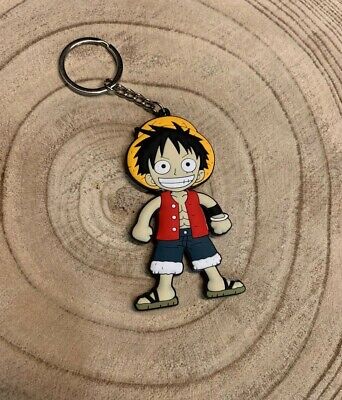 🍀 One Piece Ruffy Luffy Keychain Keychain Keychain Anime • 7.22£