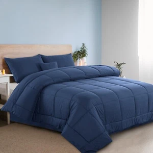 5 Piece Comforter Set Bed in a Bag All Season Reversible Bedding Comforter Set - Picture 1 of 93
