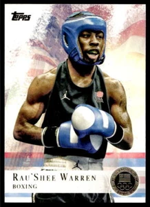 Rau'Shee Warren 2012 Topps U.S. Olympic Team & Hopefuls #2 Gold USA - Picture 1 of 2