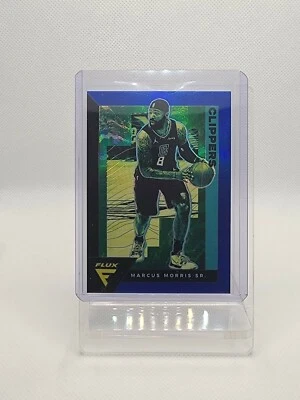 Cortapelos Marcus Morris Sr 2020-21 Panini Flux Blue Prizm Parallel #78/99 Foto 1 de 2