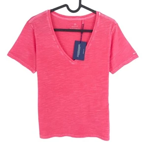 GANT Pink Sun Faded V Neck T Shirt Size S - Picture 1 of 10