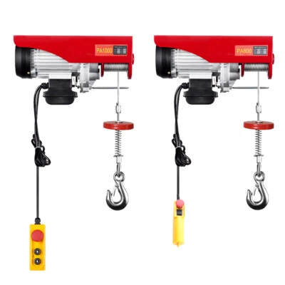 800/1000Kg Elektrisch Seilwinde Motorwinde Hub Seilhebezug Seilzug Kranwinde 5mm - Bild 1 von 4