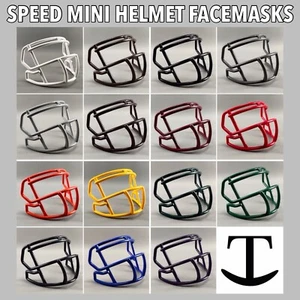 Riddell Speed S2BD-SW-SP Plastic Mini Helmet Facemask - Custom Replacement - Picture 1 of 18