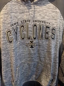 Iowa State Cyclones Colosseum Hoodie Sweatshirt 2 tone grau Gr. L - Bild 1 von 5