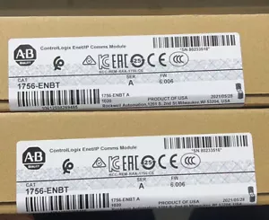 Nuevo Módulo Sellado AB 1756-ENBT SER A ControlLogix EtherNet/IP 1756ENBT ENVÍO RÁPIDO - Imagen 1 de 4