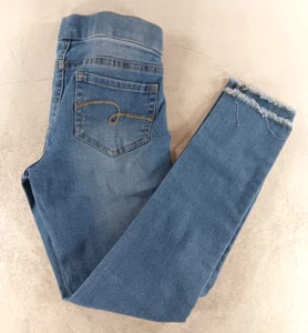 Justice Jeans Girl's Size 10 Studded Medium Wash - Picture 1 of 8