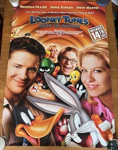 Vintage 2003 “Looney Tunes Back in Action” 27” x 40” Original Movie Poster - Picture 1 of 6