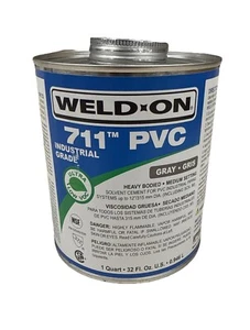 WELD-ON 13974 Pipe Cement, Gray, 1-Quart - Picture 1 of 1
