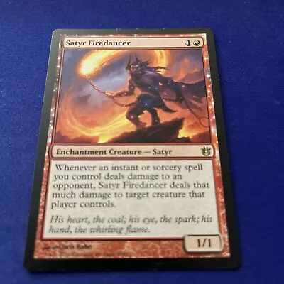 MTG Satyr Firedancer Born of the Gods 108/165 Regular Rare - Image 1 of 2