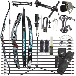 66" 68" 70" ILF Archery Recurve Bow Arrows Set 18-44lbs Aluminum Shooting RH LH - Picture 1 of 20