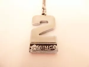 Porte-Clés / Key Ring / SIMCA - RALLYE 2 - SUCCURSALE DE TOURS - BICHET - - Foto 1 di 9