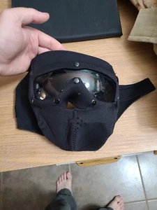 Swiss Eye Motorrad Neopren Vollgesichtsmaske & Brille Biker Cycle Radfahren schwarz - Bild 1 von 4