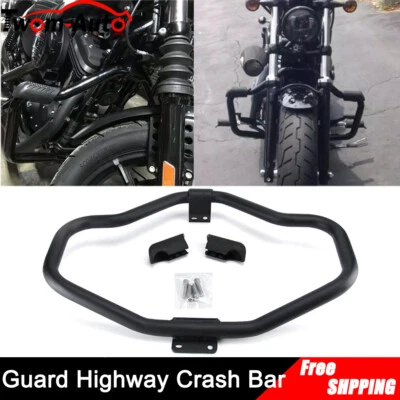 Protector de motor barra de choque de carretera para Harley Custom Sportster XL 883 1200 2004-2023 Foto 1 de 4