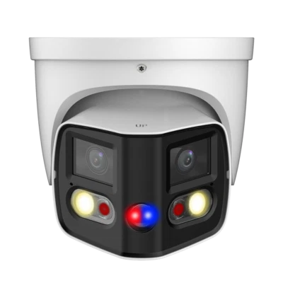 Turret 8MP 4K Panoramic IP Camera Dual Lens 180° VC-PTI08-A180-PV 2 way Talk mic - Image 1 of 4