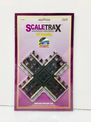 MTH 45-1005 ScaleTrax 90 Degree Crossover Track 3 Rail   NEW - Image 1 of 2