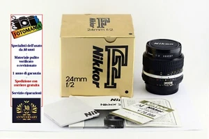NIKON 24 f2 ais mint come nuovo garanzia 1 anno - Foto 1 di 6