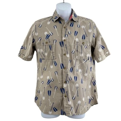 Camisa Reyn Spooner Hawaiana Tradicional Abotonada Talla Pequeña S Gris Azul Corta Foto 1 de 4