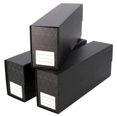 Pack of 3 BCW Black QuickFold Graded Trading Card Storage Boxes - Image 1 of 4