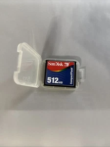 512MB Sandisk Compact Flash Card CF Memory card (Rainbow version)new - Picture 1 of 3
