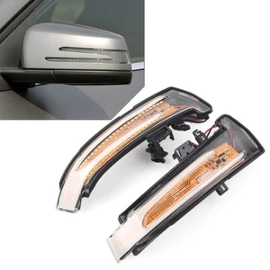 For Mercedes-Benz A/B/C/E/S/CL/GLA 2LED Side Mirror Sequential Turn Signal Light - Picture 1 of 9