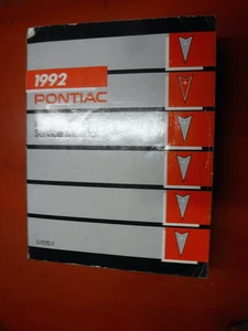 1992 PONTIAC FIREBIRD TRANS AM ORIGINAL FACTORY SERVICE MANUAL SHOP REPAIR - Imagen 1 de 10