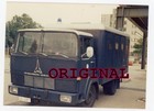 Orig Foto 1989 LKW Magirus Deutz der Polizei Berlin Gefangenenkraftwagen