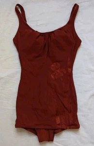 Vintage DeWeese Design 60s/70s One-piece Sta-Cup Bra Swimsuit Floral Size 12/34 - Picture 1 of 17