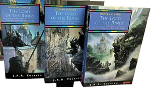 The Lord of the Rings Trilogy JRR Tolkien Collins Modern Classics 2001 set - Picture 1 of 6
