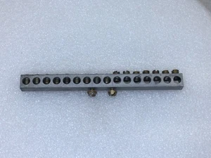 Unbranded 16 Position 4-14 AWG Grounding Bar - Picture 1 of 5
