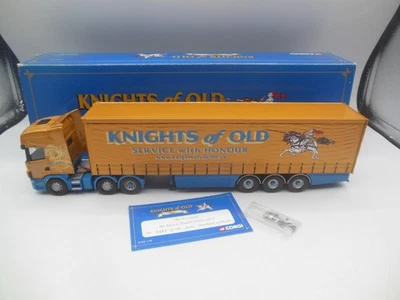 Corgi CC12911 Scania Topline Curtainside Knights of Old escala 1:50 edición limitada Foto 1 de 4