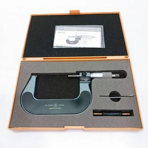 Mitutoyo Digit Outside Micrometer 193-104 M810-100 75-100mm Count Japan - Picture 1 of 17
