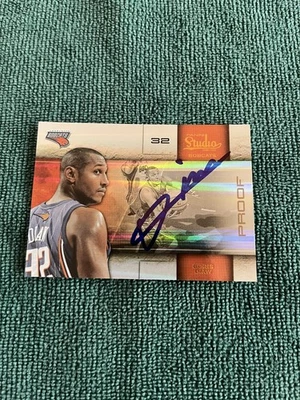 Panini Studio Boris Diaw #82 2009-10 prueba/199 autógrafo firmado a mano Foto 1 de 2