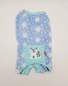 Rudolph The Red Nosed Reindeer Fleece Dog Pajamas, M, Abominable Snow Monster - Picture 1 of 3