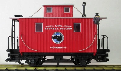 LGB 4065 Style Lake George & Boulder Caboose Red - Image 1 of 4