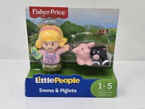 Fisher-Price Little People Emma & Piglets Set FDG42 Mattel, 2017 - New - Picture 1 of 8
