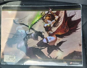 BRAND NEW 2007 World of Warcraft Mouspad Night vs Blood Elf Fragmat Wei Wang - Picture 1 of 4